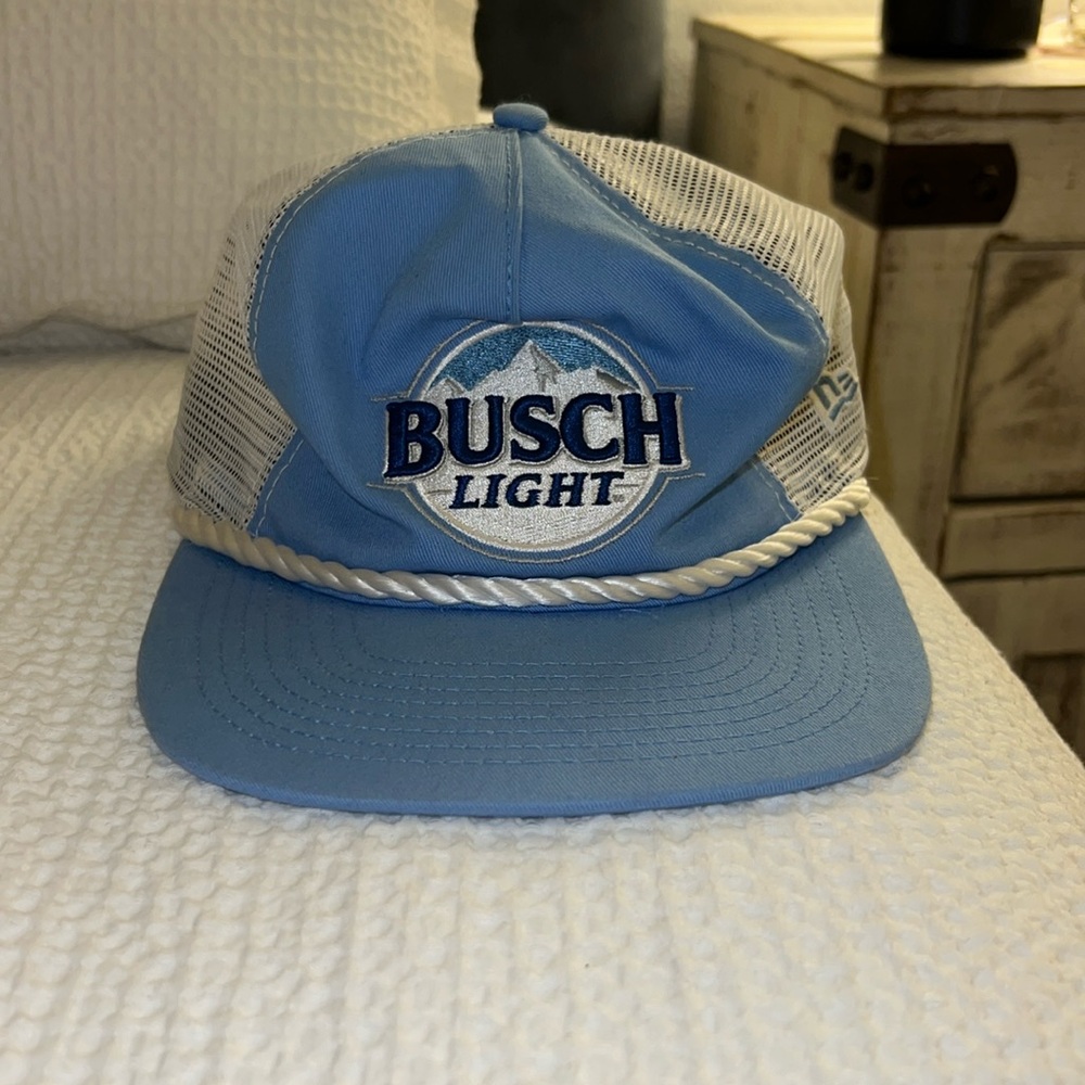 Busch light flat rim hat